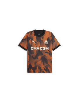 Camiseta de Fútbol Puma Olympique de Marsella 3Rd Replic Hombre Naranja