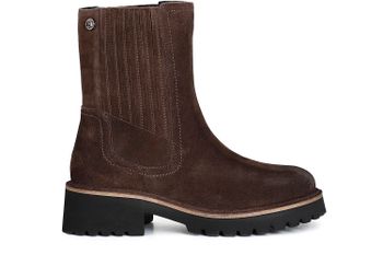 botín mujer ante con elástico dark brown 37