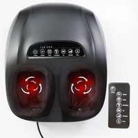 ecode masajeador de pies electrico shiatsu con calor masaje con 3 niveles por vibracion compresion y amasado - maquina de masaje con mando