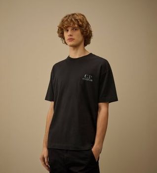 C.P. Company para hombre. 20CMTS143A110579W Camiseta Comfort marino (XXL), Casual, Algodón, Manga corta