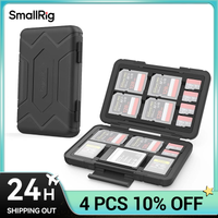 smallrig soporte para tarjetas sd estuche para tarjetas de memoria con 15 ranuras resistente al agua para tarjetas sd tarjeta micro sd tarjeta xqd - 3192