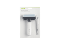 accesorio para plotter - cricut kit de aplicador y removedor tela alarga la vida del tapete fabricgrip plateado