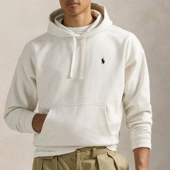 Polo Ralph Lauren Script Logo Cotton-Jersey Hoodie - M