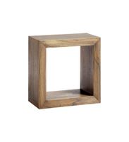 estante de madera marron 40x40 cm