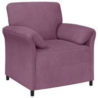 sofa de una plaza morado 88 x 83 x 95 cm terciopelo vidaxl