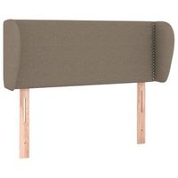 cabecero de tela gris taupe 93x23x7888 cm