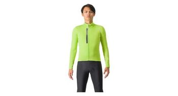 Maillot termico de manga larga castelli entrata verde