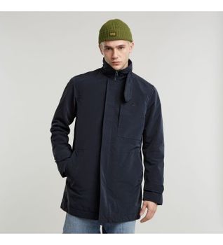 G-Star para hombre. D25378-C408-G867 Gabardina Garber marino (L), Casual, Poliéster Reciclado, Sostenible