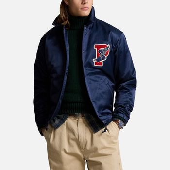 Polo Ralph Lauren Vintage Varsity Cotton-Blend Satin Jacket - XL
