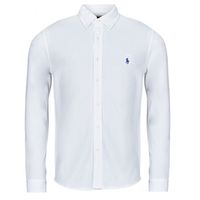 polo ralph lauren camisa manga larga chemise ajustee col boutonne en polo featherweight para hombre
