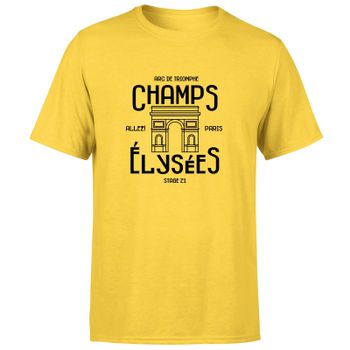Champs Elysees Winner Men's T-Shirt - Yellow - S - Yellow