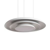 lampara colgante led 24w metal  o400 mm cct seleccionable handen telmor blanco