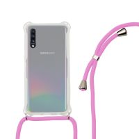 ksix funda cordon rosa tpu transparente para samsung galaxy a70