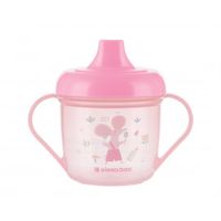 vaso pp con boquilla 150ml forest party rosa