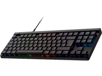 teclado gaming - logitech g g515 tkl cable teclas rgb lightsyncpersonalizables modo de juego interruptores mecanicos gl perfil bajo negro