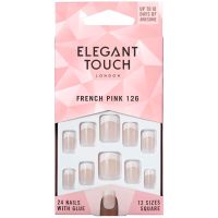 elegant touch natural french nails - 126 s pink
