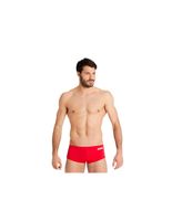 banador de natacion arena team swim short infantil rojo
