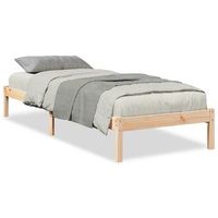cama individual  cama de adulto  cama extralarga sin colchon madera maciza de pino 90x210 cm