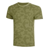 neo feel the vybe aop camiseta de running hombres-oliva