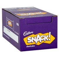 cadbury single snack shortcake - 36 x 40g