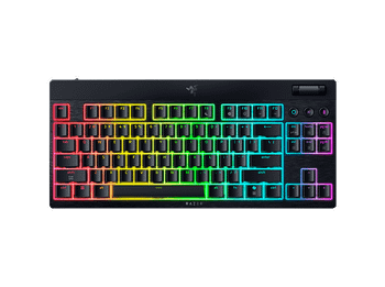 Teclado gaming - Razer BlackWidow V4 Low-profile Tenkeyless HyperSpeed, USB, Mecánico, Conectividad Hyperspeed y Bluetooth, Negro