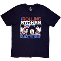 the rolling stones camiseta black and blue para hombre
