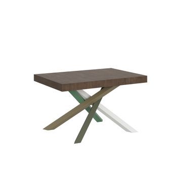 Mesa Extensible 90x120/380 Cm Volantis Nogal Patas Multicolor 4/a