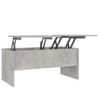 mesa de centro madera ingenieria gris hormigon 102x505x465 cm vidaxl