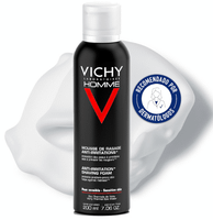 vichy homme espuma afeitar piel sensible 200 ml
