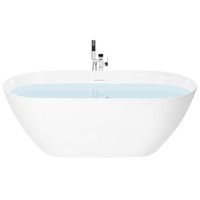 banera independiente de acrilico diseno moderno 170 cm bano blanco cedros