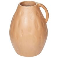 jarron decorativo tradicional terracota hecho a mano decoracion para el hogar beige kulim
