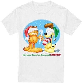 Garfield Camiseta Merry And Striped para hombre