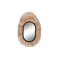espejo ratan espejo 63x15x92 natural