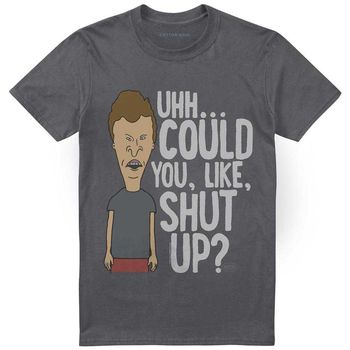 Beavis & Butthead Camiseta Could You Like Shut Up? para mujer