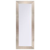 espejo de pared dorado 50 x 130 cm marco moderno para salon pasillo draveil