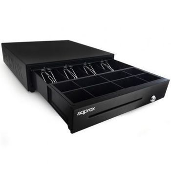 Cajón Portamonedas Approx Appcash01usb/ Manual Y Automático/ Negro