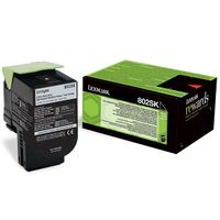 lexmark 802sk 80c2sk0 toner negro original