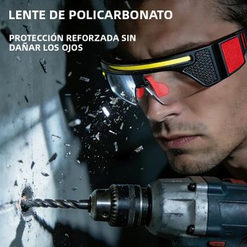 Nuevas gafas de luz potente, gafas de ciclismo, faro antiviento para pesca nocturna, luz de trabajo para exteriores, alto brillo
