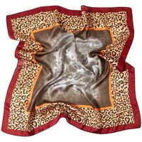 alberto cabale bufanda pequeno panuelo de seda cheetah cleo para mujer
