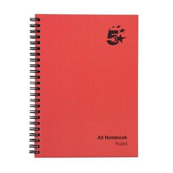 5 Star W/bnd Manuscript Bk 80lf A5Ruled