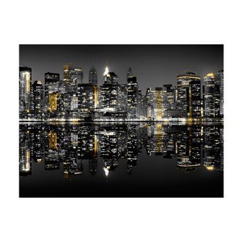 Papel Pintado 3d - Oro Y Plata - Nyc (400x309 Cm)
