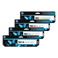 original multipack hp officejet enterprise color x555dn printer ink cartridges 4 pack -d8j10a