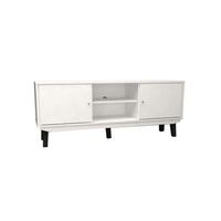 mueble bajo tv 2 puertas dn blanco 150x60 cm