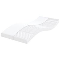 colchon de espuma de 7 zonas dureza 20 ild blanco 90x210 cm vidaxl