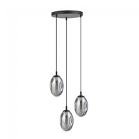 lampara de techo celeste grafito 3 luces