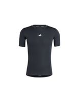 camiseta de fitness adidas techfit compression training hombre negro