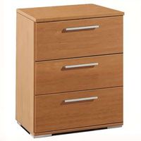 mesita de noche clasica cerezo 42x63x35 dormitorio