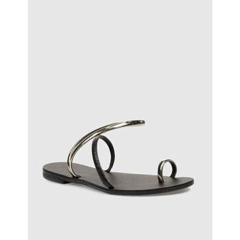 Nicolas Lainas Sandalias SANDALIA DE DEDO 963-T NEGRO para mujer