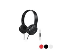 auriculares con microfono panasonic corp rp-hf100me 35 mm negro