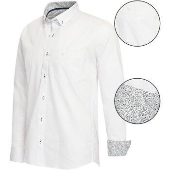 Cappuccino Italia Camisa Regular Fit Overhemd White para mujer